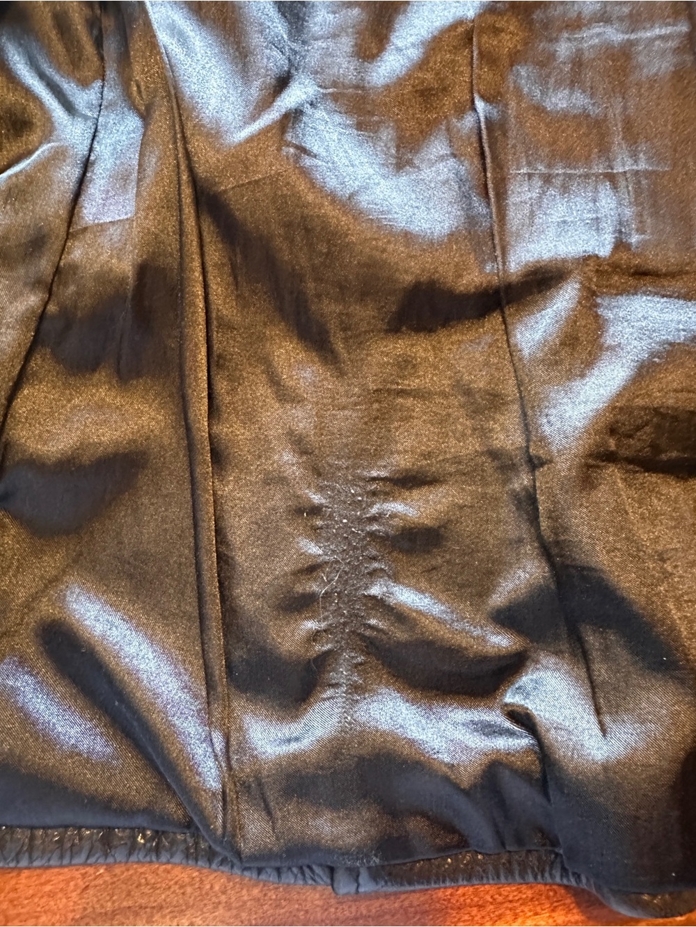 GUESS Black Leather Asymmetric Zip Jacket - Picture 12 of 14